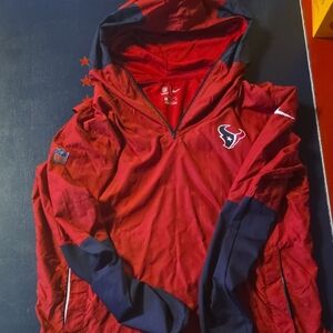 Nike Red and Black Hooded Jacket
